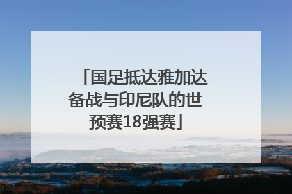 国足抵达雅加达备战与印尼队的世预赛18强赛